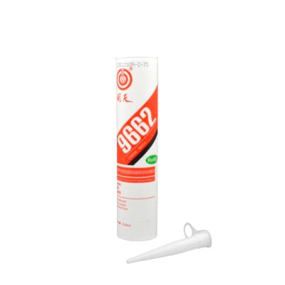 9662 One-Component RTV Silicone Rubber (Semitranslucent Paste): Dealcoholized, Non-Corrosive, -40℃~150℃; For Sealing/Bonding of Auto Lamp Shades, LED Bulbs, Energy-Saving Lamp Heads/Shells, T8 Tube