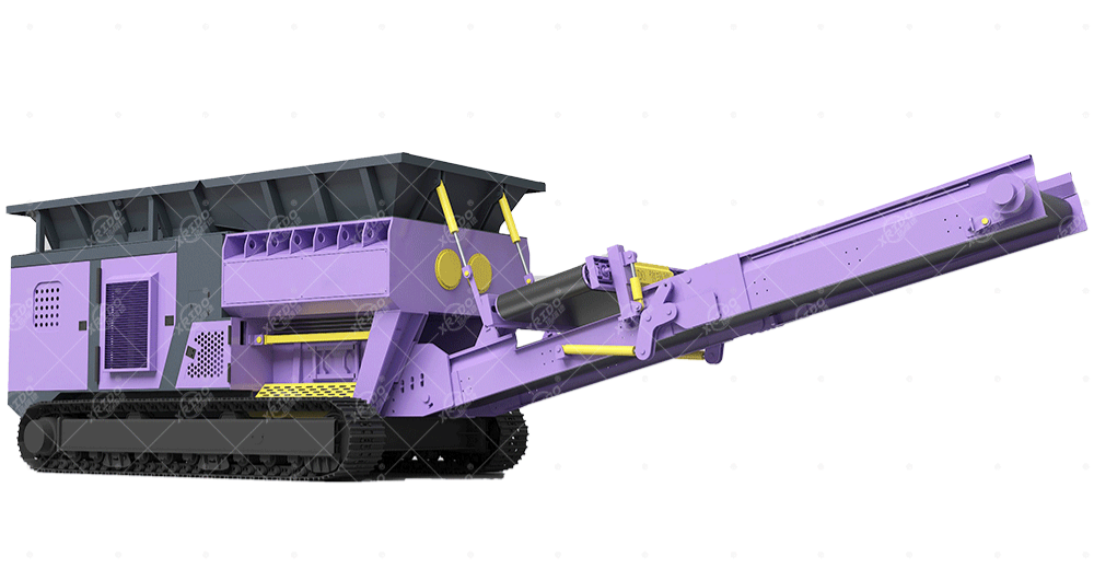 High Efficiency Low Energy Consumption Multifunctional Tracked Mobile Shredder with Quiet Operation for Waste Processing