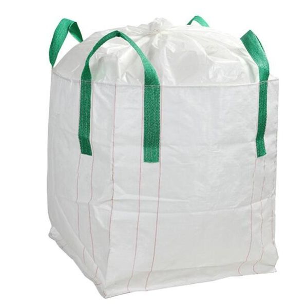 Firewood / Sand PP Woven Big Bag 500kg -1500kg Flat Bottom Open Mouth Virgin
