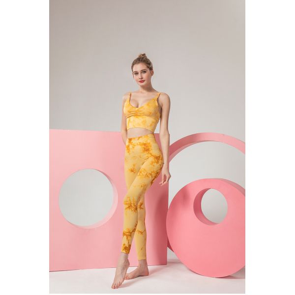 new design seamless tie-dye leggings