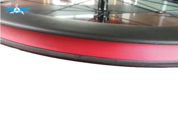 Carbon Fiber Road Bicycle Wheels Rim RT 700C Super Light Tubeless / Tubular Customized