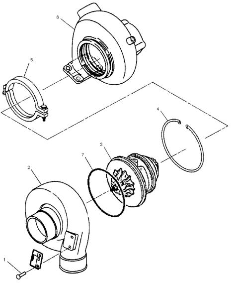 2870049 3109617 C6.4 turbocompresor 287-0049 310-9617 para  Excavator Engine Parts