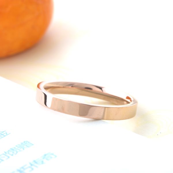 Elegant Fashion Jewelry 18k Rose Gold Plated Couple Engagement Rings