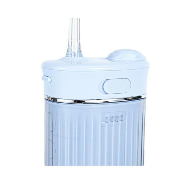 Blue Smart Oral Irrigator IPX7 Waterproof With 1100mAh Lithium Battery