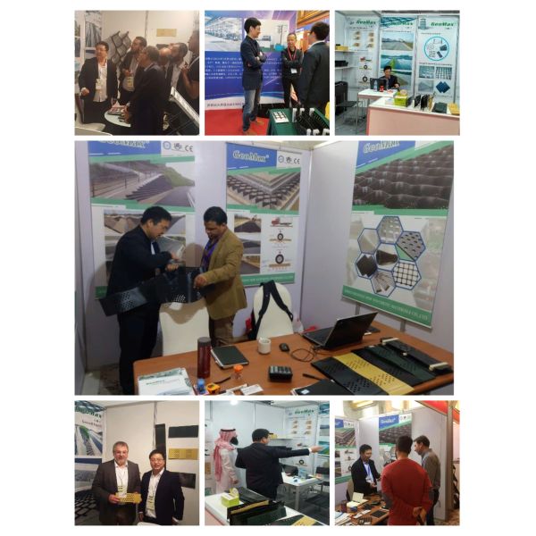 HDPE Geocell Производитель Цена Текстурированная и перфорированная гравийная сетка Geo Cell для дорожного строительства