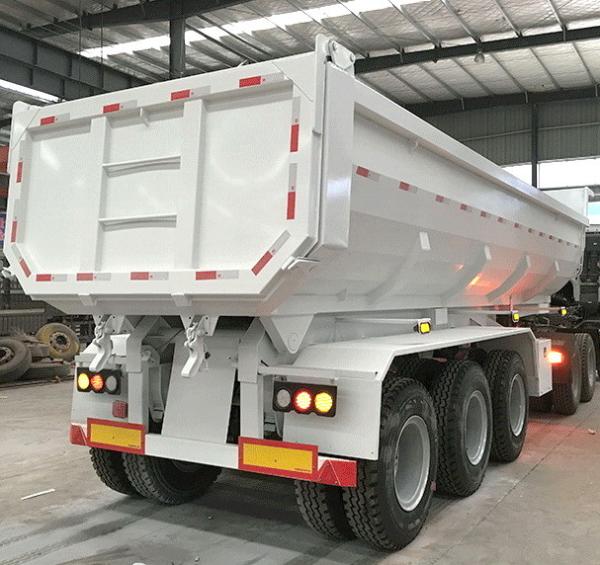 Heavy Duty Semi Trailer Tipper Semi Trailer 60 tons 80tons Dump Truck Semi Trailer
