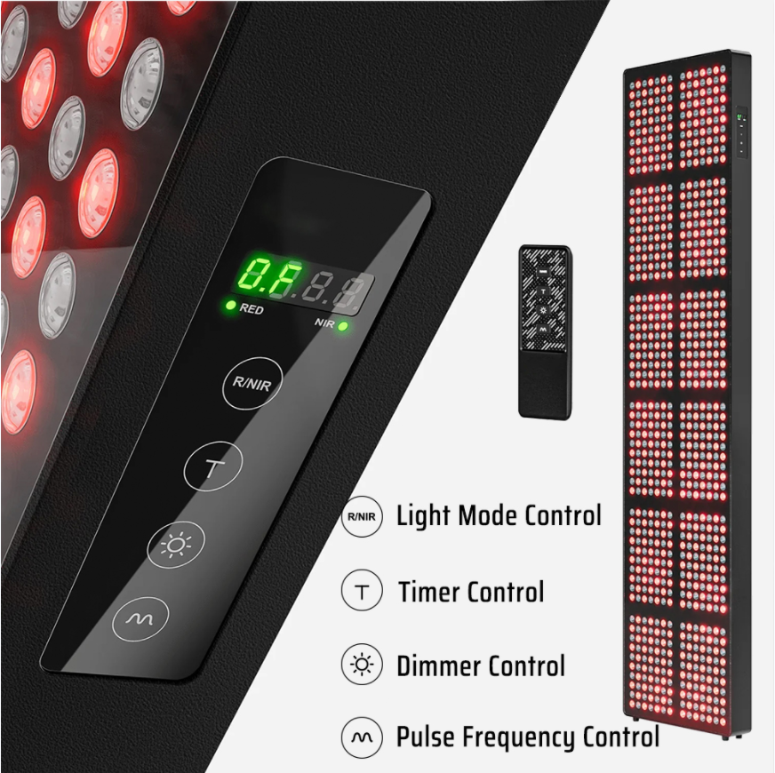 840 штук светодиодного инфракрасного устройства для полного тела для повышения сна Красное светотерапевтическое кровати с стойкой
