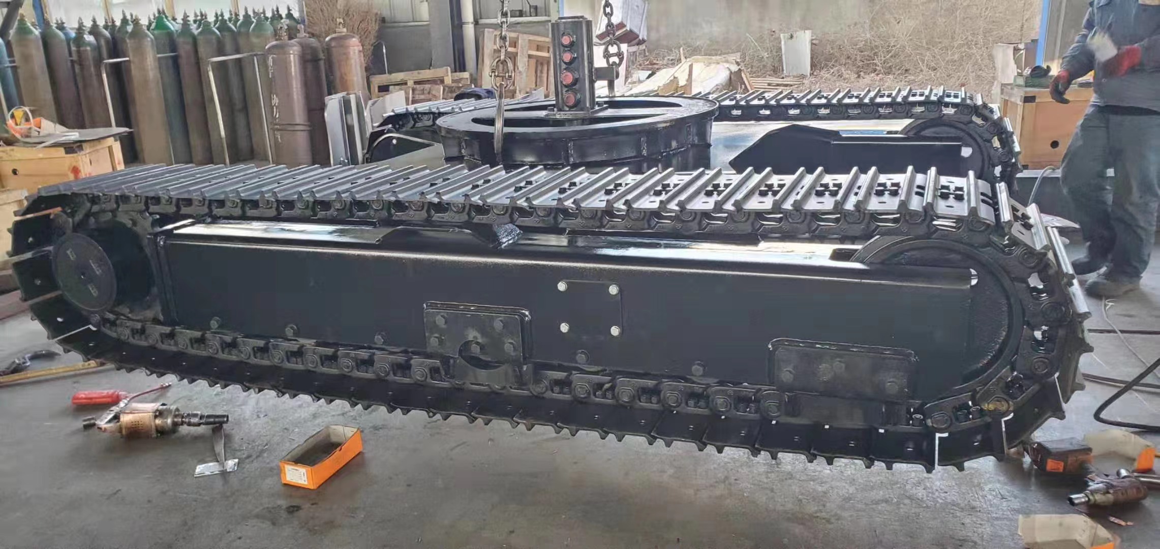 Genuine 10T Steel Crawler Track Undercarriage for Excavator Drilling Rig OEM Services