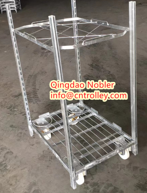 Евро полки вагонетки Ec кладет датскую вагонетку на полку руки цветка вагонетки