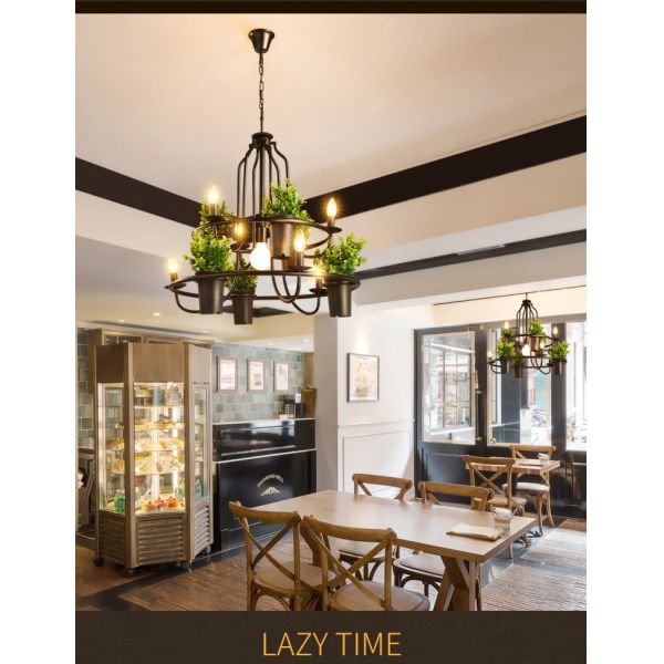 Retro Industrial Individual Creative Chandelier Table Sunshine Room Flower Shop light(WH-VP-146)