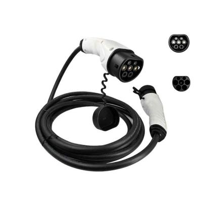 Three Phase CE Type 2 To Type 2 EV Charging Cable 11kw Electric Vehicle Charger 5M 16A EVSE EV Charging Cable