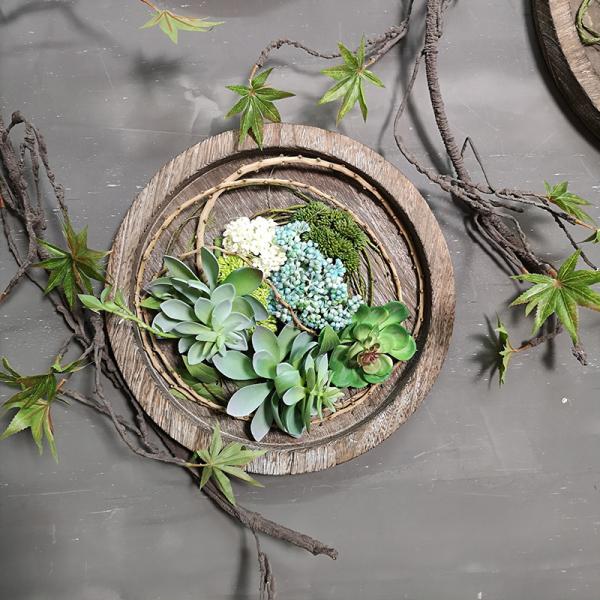 Pendente retro de esverdeamento vertical da decoração criativa das plantas artificiais de tapeçaria