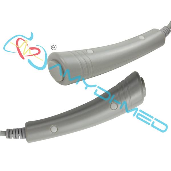 Gray TPU Fetal Ultrasound Probe Round 6 Pins 1.0 MHz Toco Ultrasound Transducer