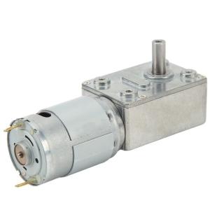 12V 24V High Torque Worm Gear Motor Low Rpm Worm Gearbox Motor JGY385