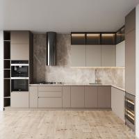 Armário de cozinha de luxo com acessórios