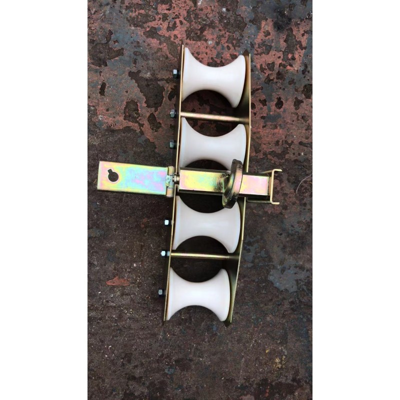 20kN Rated Load OPGW Cable Pulley Block with Max 22mm Cable Diameter and Cable Protection Design