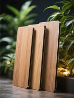 Panneau composite en bois d'aluminium à haut impact en grains de bois ACP en tôle résistant aux intempéries pour les bureaux extérieurs