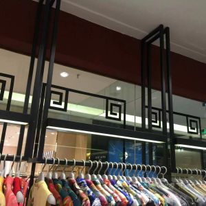Stainless Steel Clothing Hanging Shelf , Sheet Metal Fabrication