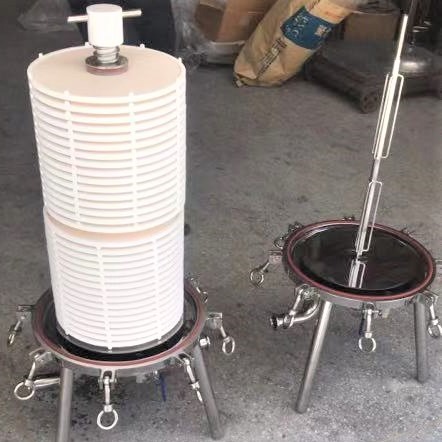 Патрон нержавеющей стали торта расквартировывая линзовидную промышленную фильтрацию масла ХЭПА