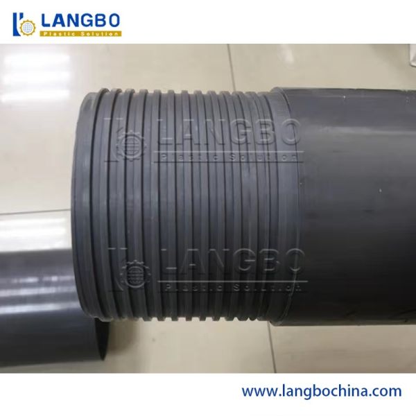 PVC Water Pipe Making Extrusion Machine PVC Thread Cutting Machine