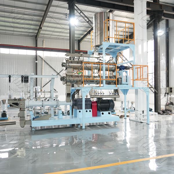 low price Floating Fish Feed Pet Food Feed Wet Twin Screw Extruder Puffing Machine