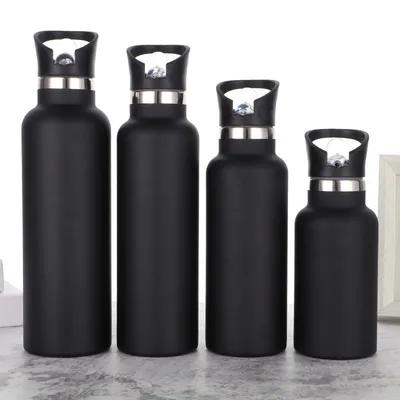 25 oz Hydro Double Bouteille d'eau en acier inoxydable Bouteille de morsure Vapeur supérieure sous vide isolé Proof de sueur Proof de fuite Sports Thermos Standard Bouche 25 oz BPA-Free
