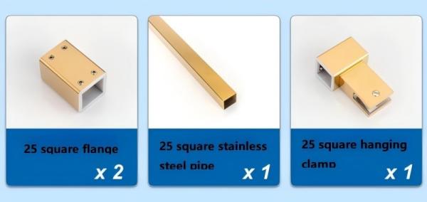 Customizable Shower Door Wall Profile Rustproof Bathtub Sliding Door Frame