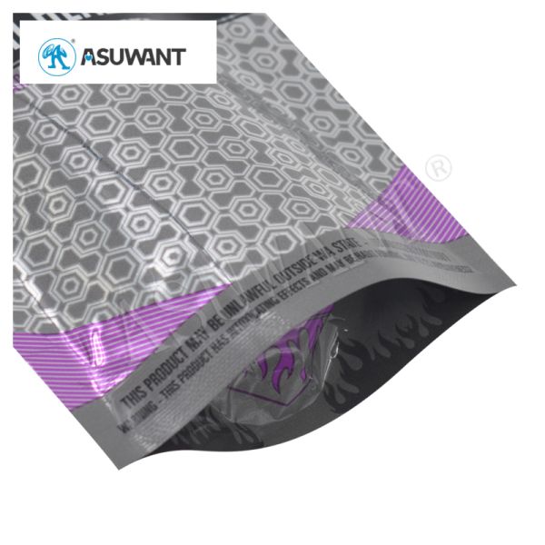 Локабле напечатанная конопля доказательства запаха кладет дружелюбное в мешки Эко прокатанная с таможней логотипа