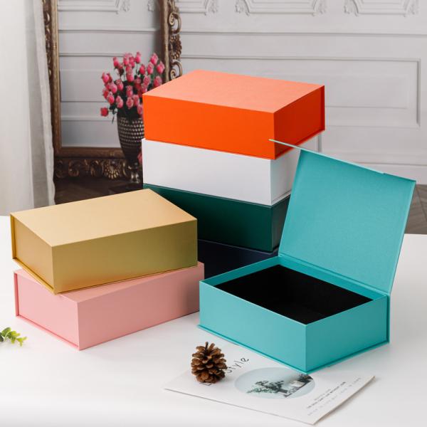 Pure Color Magnetic Gift Box Packaging Box Birthday Gift Business Annual Meeting Gift Box