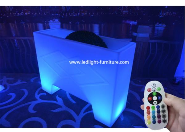 Luminous LED Bar Counter Table Large Ice Bucket Type Waterproof For Rental