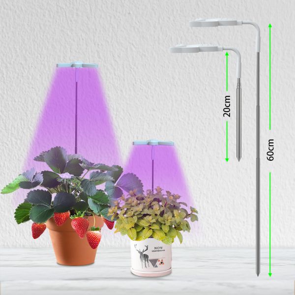 Лампа 12H роста СИД кленового листа пчелы УТЮЖИТ красный голубой светлый завод