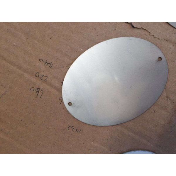 AISI 316 Stainless Steel Sheet , HL Surface OVAL Shape Cold Rolled Steel Plate