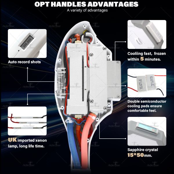 5 In 1 3000w Multifunctional Opt Ipl Elight Hair Removal Facial Machine