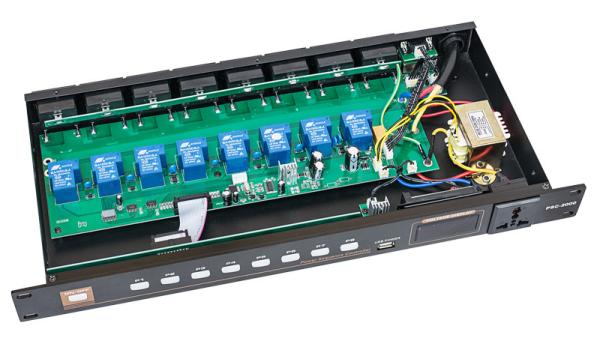 8 Channel Psc-2000 Audio Processor Power Sequencer Controller Button Control