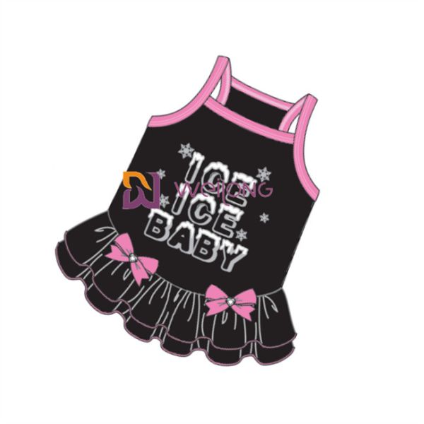 Принцесса Возлагать Sundress Роскошь Собака Bowknot одевает/одежды собаки вычуры