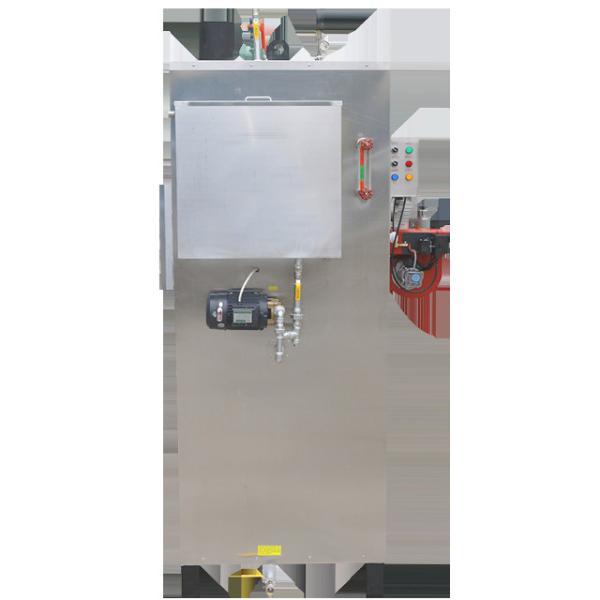 0.7Mpa Vertical Lpg Diesel Gas Steam Boiler Generator 100kg/H For Textile Laundry Clean