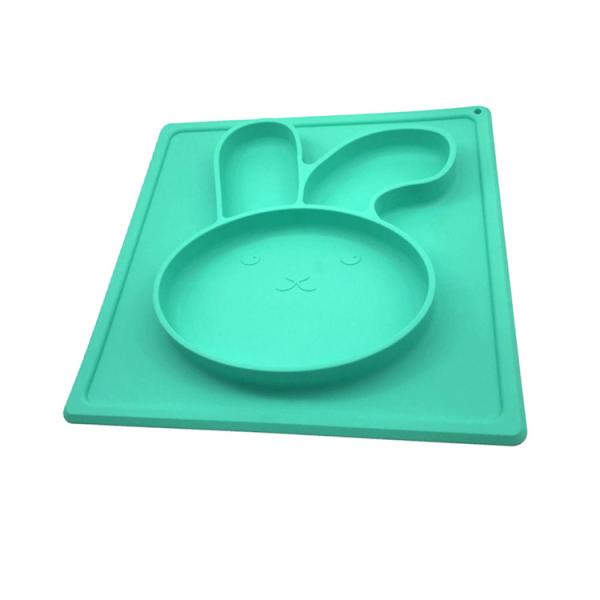 High Quality Silicone Suction Plate Baby Plate Mat Non Slip Placemats For Toddlers