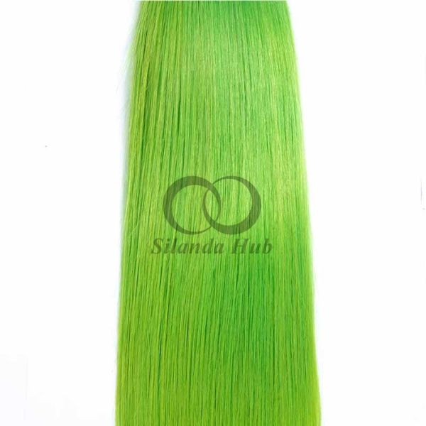 #T1B/Green Straight Remy Human Hair Bundles Sew In Weave Bundles Brazilian Bundle Deals