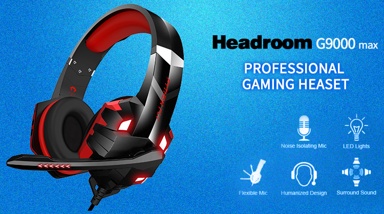 Sport Noise Cancelling PC Gaming Headset для PS5 Xbox OmniDirectional Регулируемый микрофон