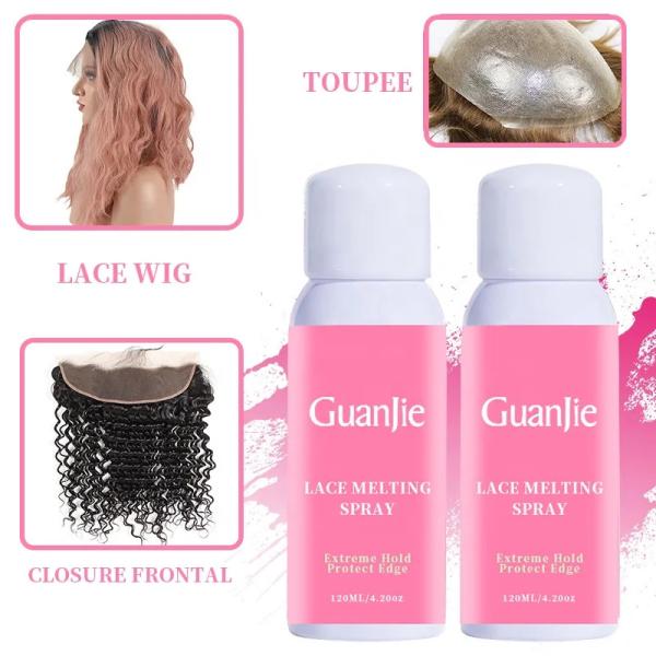 Quick Dry Hair Temporary Extreme Hold Wig Melting Spray Adhesive Hair Glue Spray