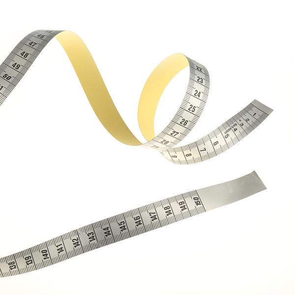 150cm Metric Adhesive Workbench Ruler , Paper Tape Measure For Boat Fish Measuring