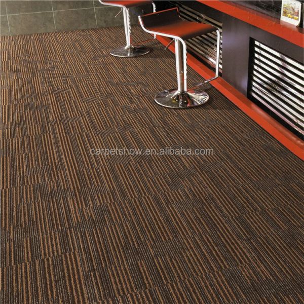 50x50cm Good Ware-Resistant Polypropylene Carpet Tile with PVC Backing