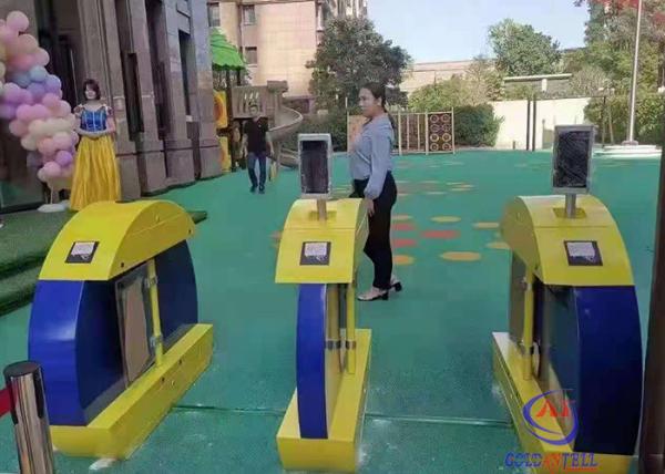 Torniquete facial das crianças da porta da barreira do balanço do controle de acesso do cartão do RFID para crianças