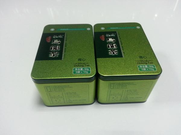 Cartuchos personalizados do chá da lata para latas do folha-de-flandres do metal do chá de Oolong