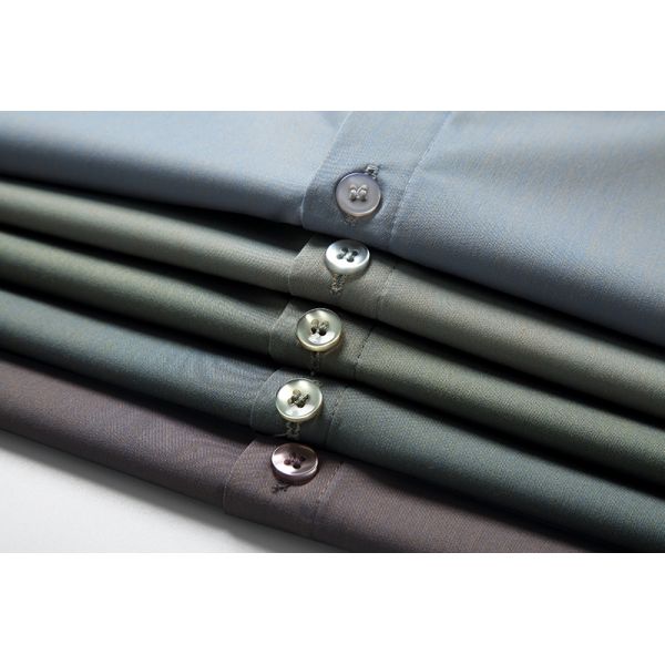 Camiseta masculina de talla grande con revestimiento de viscosa y mangas largas de algodón de poliéster