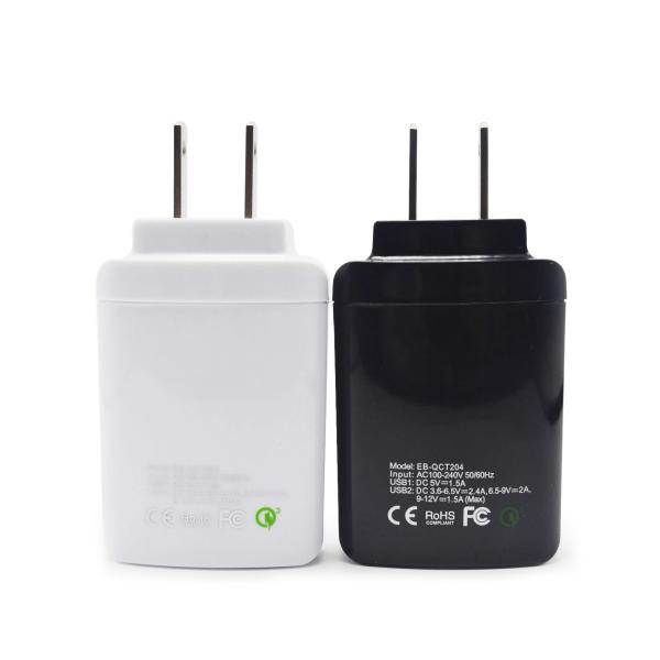 Quick Charger 3.0 Patent Portable  Intelligent Universal USB wall travel Charger for Iphone / iPod/Ipad/Samsung QCT204