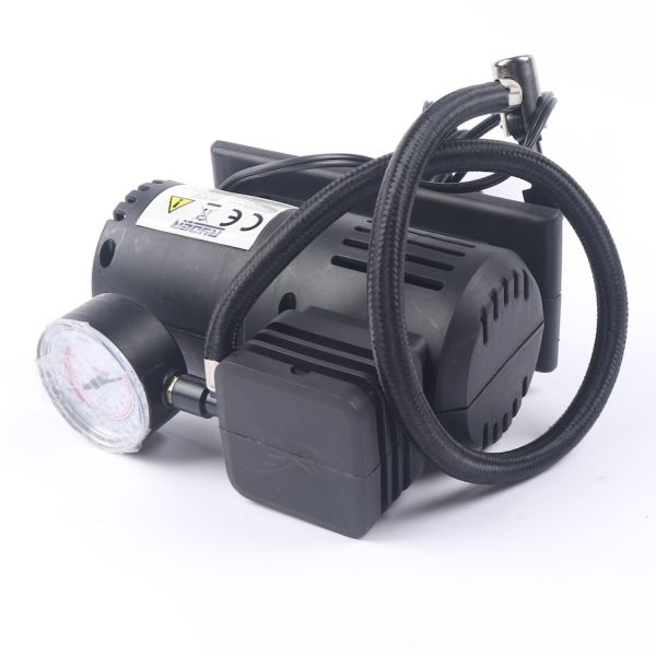 RoHS Certified Mini Tire Inflator for SUV Truck Bicycle Max 250PSI Pressure Gauge