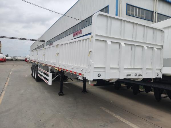 60 ton Heavy Load 3 Axle Van Type Sidewall Semi-Trailer with Heavy Mechanical Suspension