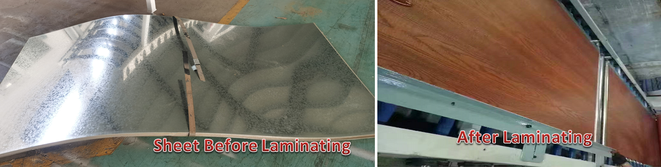 TC Woodworking Machinery PVC Metal Sheet Professional Laminating Machine