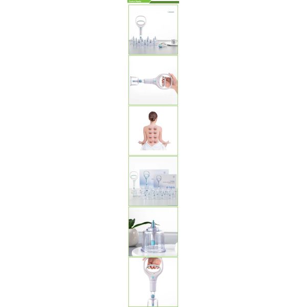 24PCS Massage Set Portable Powerful Vacuum Therapy Cupping Medical for Cupping Therapy